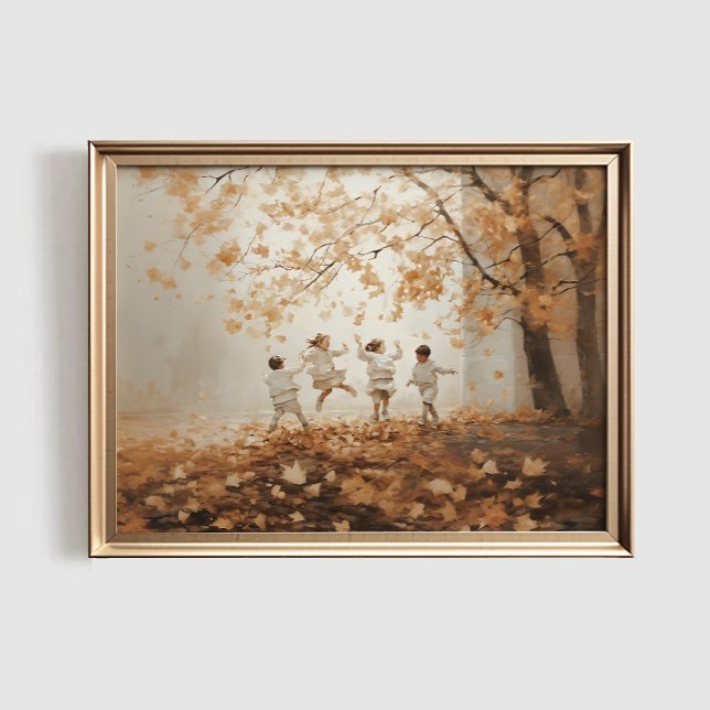 Impression de feuilles d'automne, Art imprimable d (Créateur téléchargé)