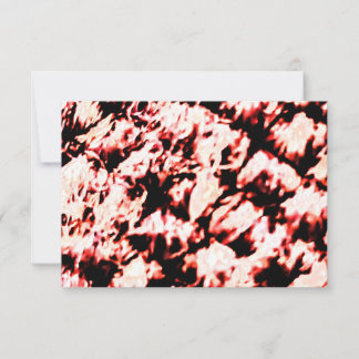 Impression de fibres rouges