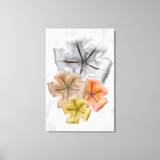 Impression de fleurs de couleur neutre | Impressio