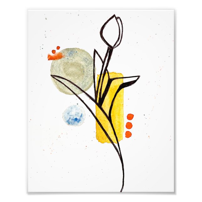 Impression de flux d'eau (Devant)