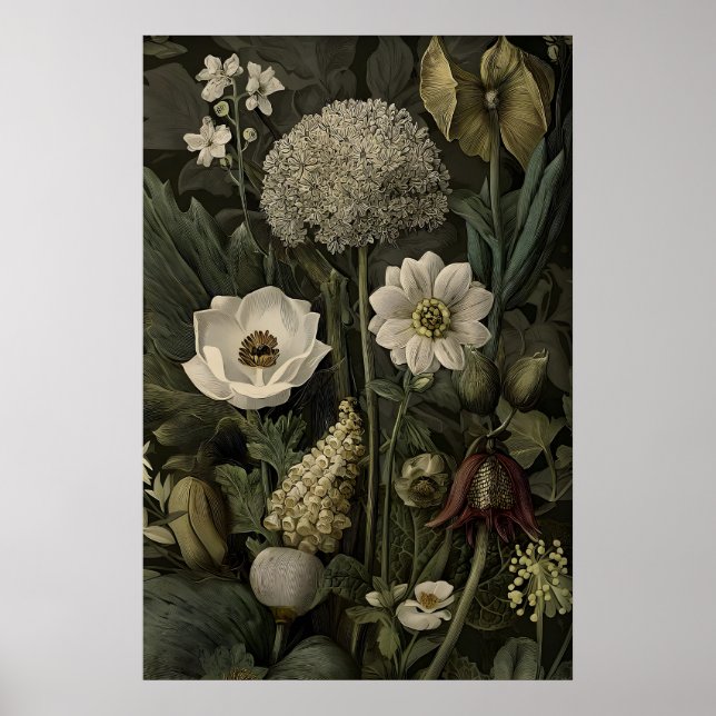Impression de jardin de plantes toxiques victorien (Devant)
