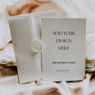 Impression de la carte d'invitation 5x7"