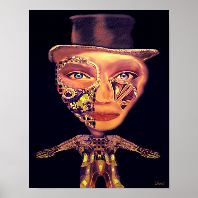 Impression de la danseuse sur bande (Devant)