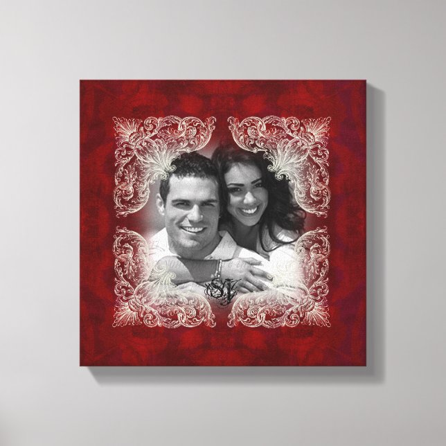 Impression de la photo rouge vintage (Recto)