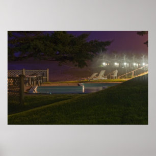 Impression de la piscine d'échasses