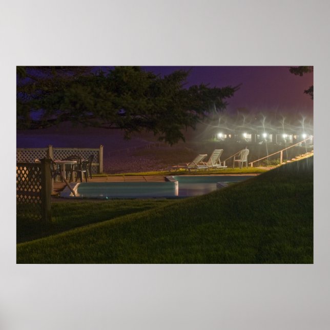 Impression de la piscine d'échasses (Devant)