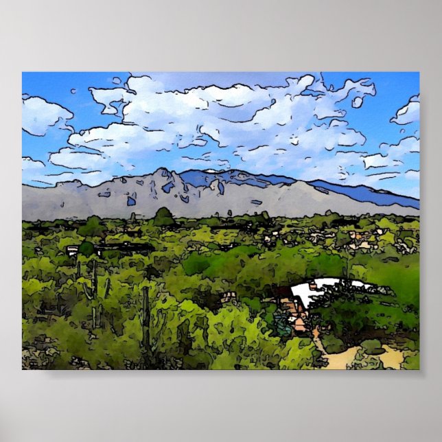 Impression de la plage de montagne (Devant)