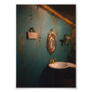 Impression de la salle de bain miniature abandonné