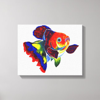 Impression de la toile Calico Veiltail Goldfish