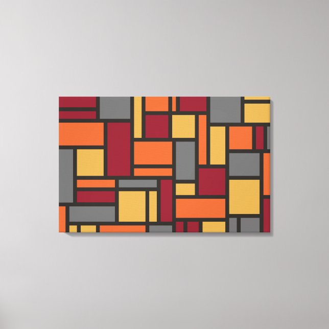 Impression de la toile de Motif géométrique (Recto)