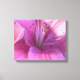 Impression de la toile de photo Lily