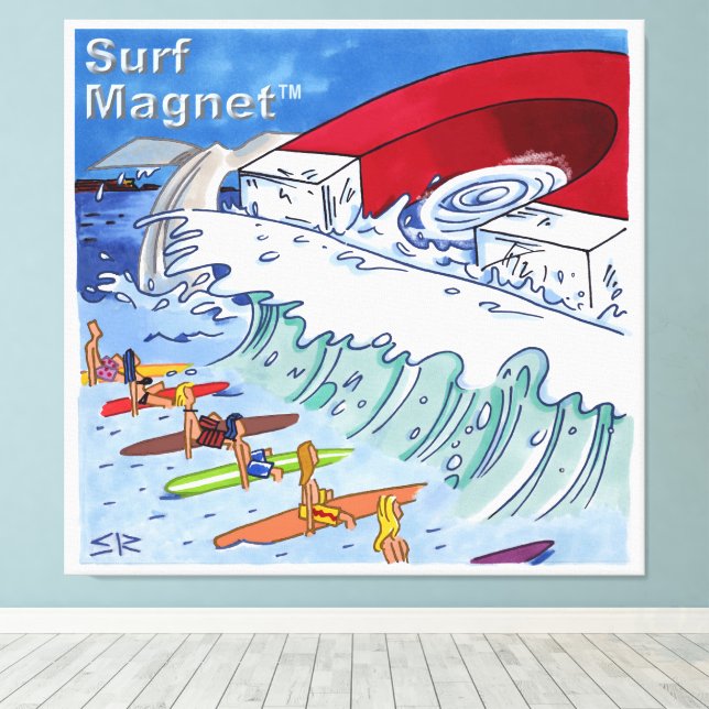 Impression de la toile de surf magnétique (Insitu (Plancher de Bois))