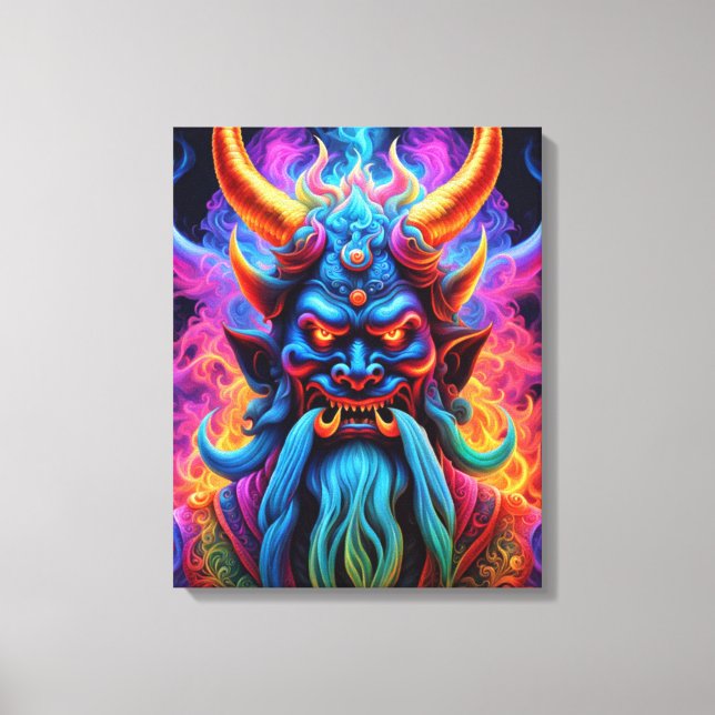 Impression de la toile Demon Japonaise (Recto)