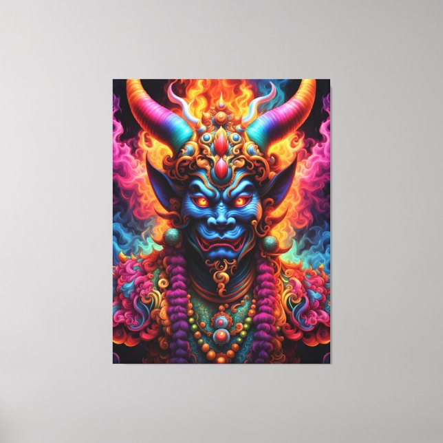 Impression de la toile Demon Japonaise (Recto)