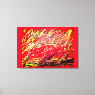 Impression de la toile d'étirement Abstraite "Coup