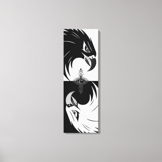 Impression de la toile étirée "Oeil d'aigle" (Recto)