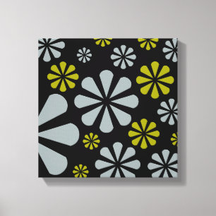 Impression de la toile Fleurs Abstraites