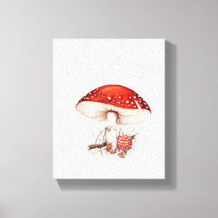 Impression de la toile - Illustration des champign