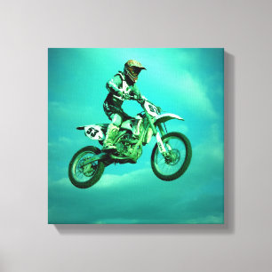 Impression de la toile Motocross