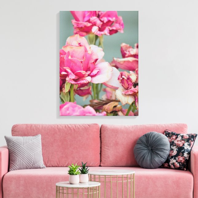 Impression de la toile Rose sans fil (Insitu(Salon))
