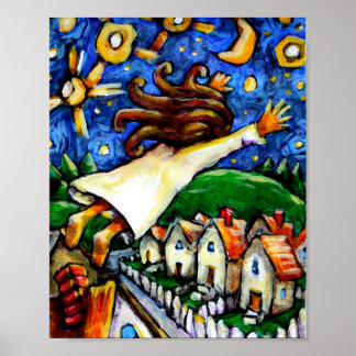 Impression de la tombée de la nuit