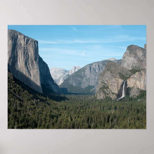 Impression de la vallée de Yosemite, papier affich (Devant)