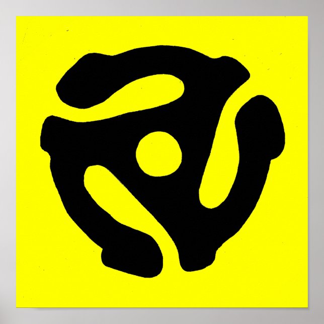 Impression de l'adaptateur d'enregistrement 45 tr/ (Devant)