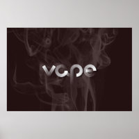 Impression de l'affiche de fumée Vape Premium