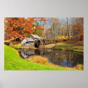 Impression de l'affiche de Mabry Mill dans Meadows