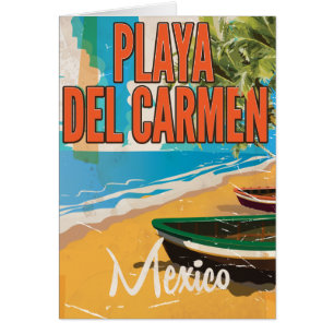 Impression de l'affiche de voyage vintage de Playa