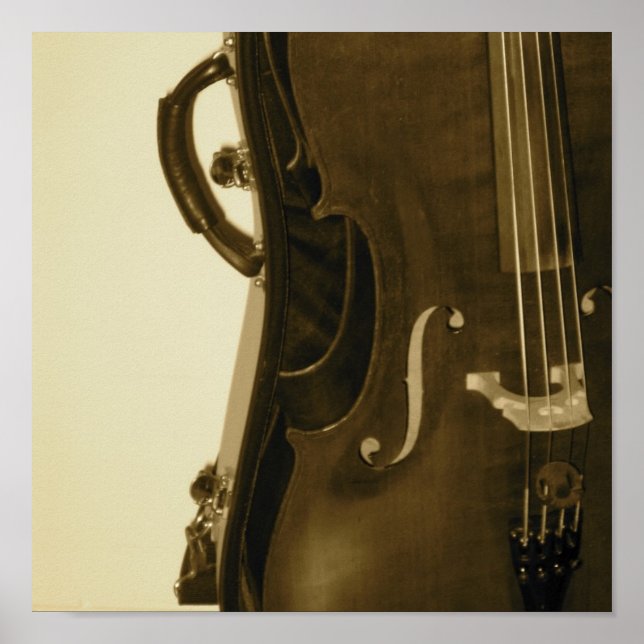 Impression de l'affiche Sepia Cello (Devant)