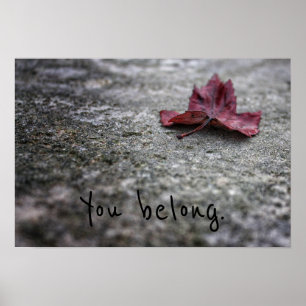Impression de l'affiche You Belong