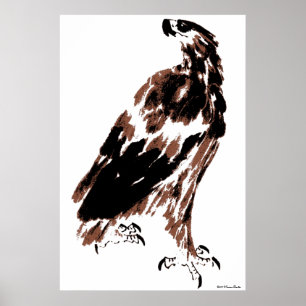 Impression de l'aigle fier