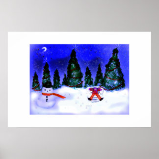 Impression de l'angle de neige