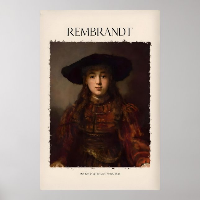 Impression de l'art du portrait de la fille de Rem (Devant)