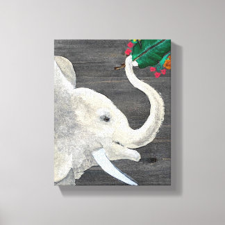 Impression de l'éléphant original avec peinture de