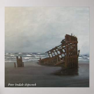 Impression de l'épave Peter Iredale