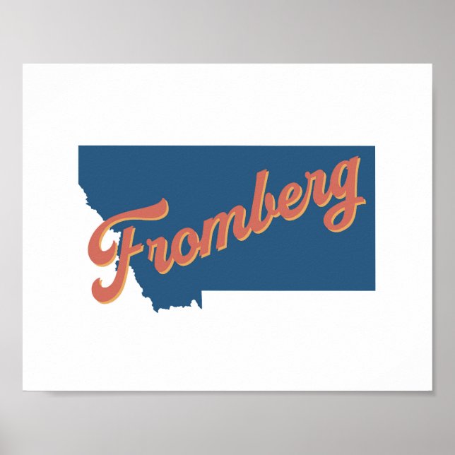 Impression de l'état de Fromberg, Montana (Devant)