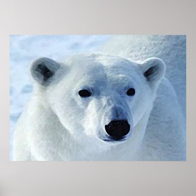 Impression de l'ours polaire (Devant)