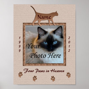 Impression de mémoire de chat - Tons Brown personn