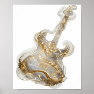 Impression de mode ART ABSTRAIT Argentée Snappy