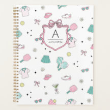 Impression de monogramme prépa pickleball rose