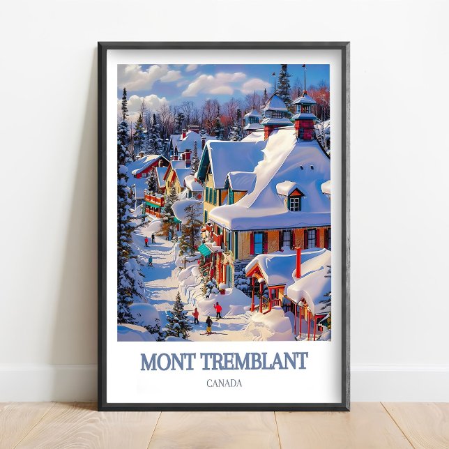 Impression de Mont Tremblant - Affiche des Monts L (Créateur téléchargé)