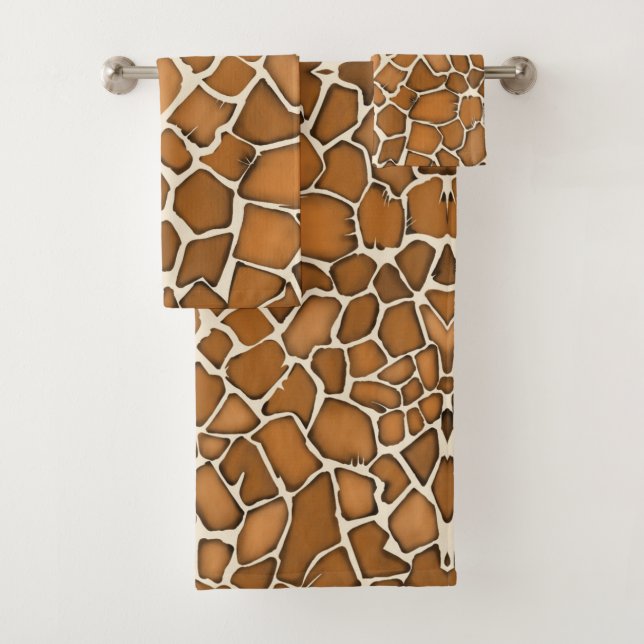Impression de motif à motifs de fourrure de girafe (En situation)
