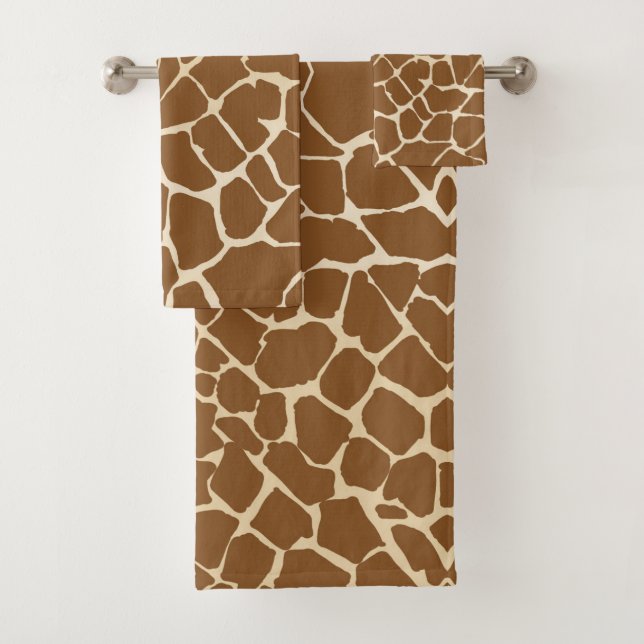 Impression de motif de fourrure de girafe  (En situation)