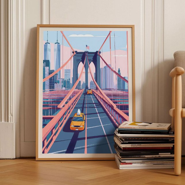 Impression de New York Pont de Brooklyn Impression (Créateur téléchargé)