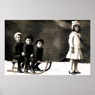 Impression de Noël des années 1920