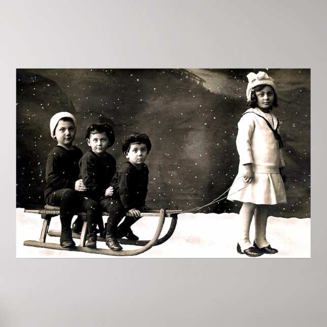 Impression de Noël des années 1920 (Devant)