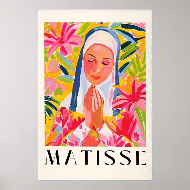 Impression de nonne inspirée de Matisse Moderne du (Devant)