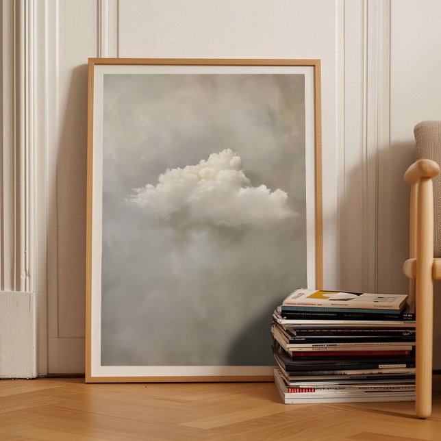 Impression de nuage beige Peinture de nuage lunati (Créateur téléchargé)